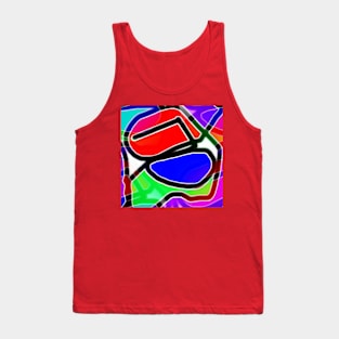 Bright and colorful shapes Tank Top